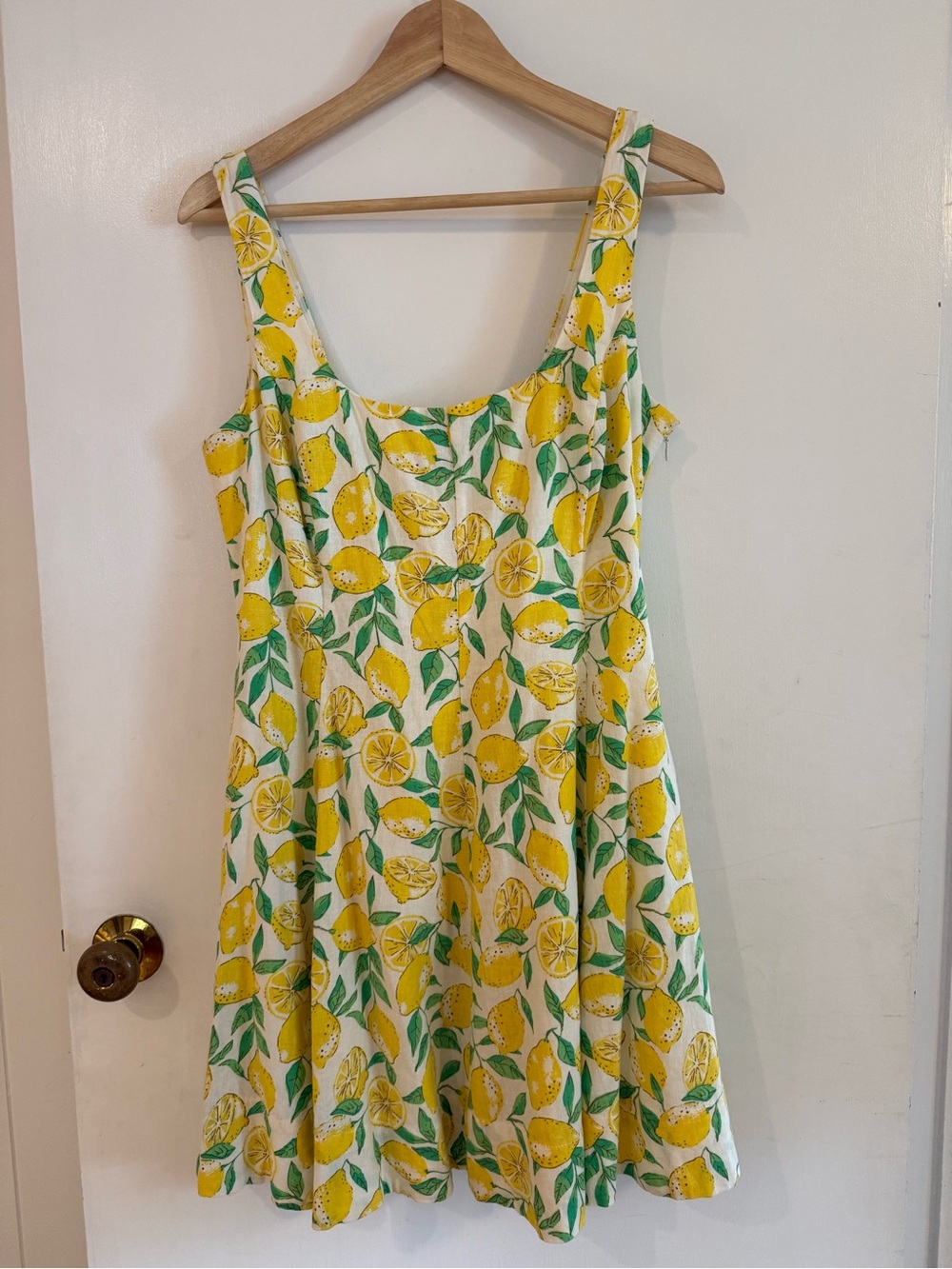 GAP Yellow Lemon Print Mini Dress